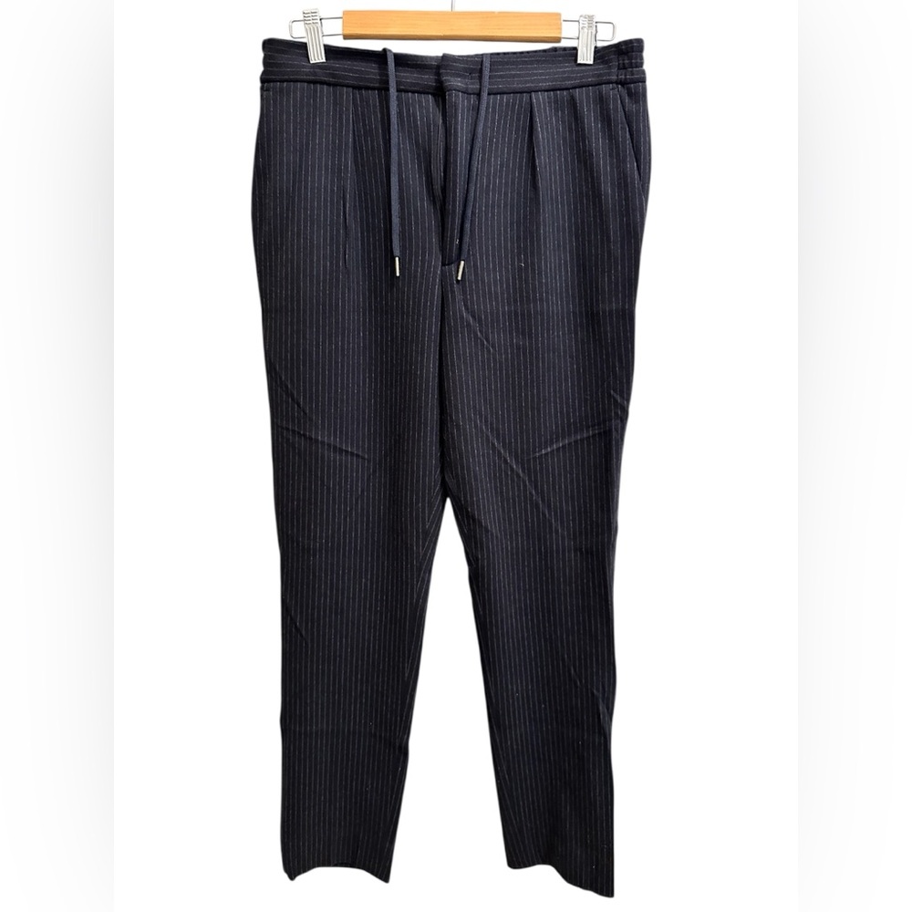 Men's polo Ralph Lauren  navy blue Pinstripe Pants size 30X32